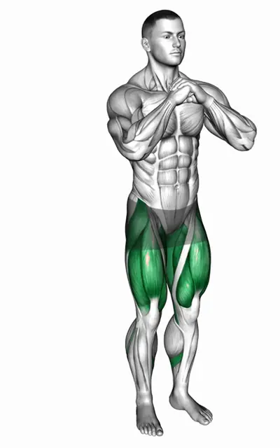 커시 스쿼트 자세 시연