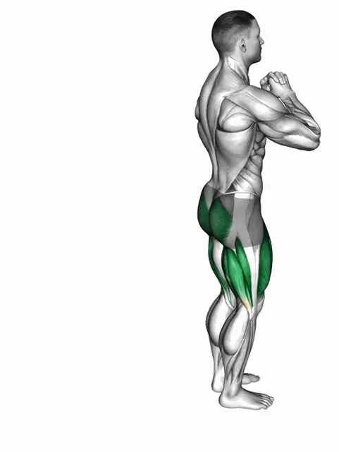 리버스 런지 하이니 자세 시연