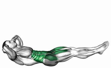 Alternate Leg Raise with Head-up (VERSION 2) demo