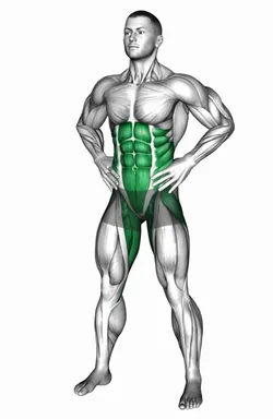 얼터네이트 오블리크 트위스트 사이드 리치 자세 시연