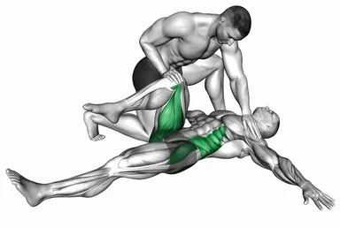 Assisted Oblique Glute Minimus And Medius Stretch demo