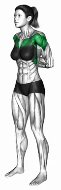 Back Hugs Chest Stretch demo