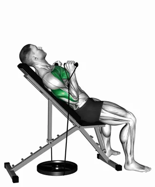 Band Incline Close grip Press demo