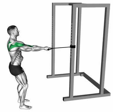 Band Standing Single Arm Wide Row demo