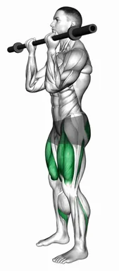바벨 코어 스쿼트 자세 시연