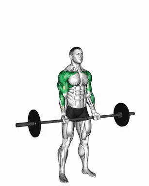 Barbell Curl Press Extension demo