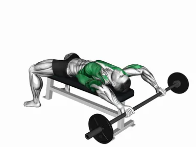 Barbell Front Raise and Pullover demo