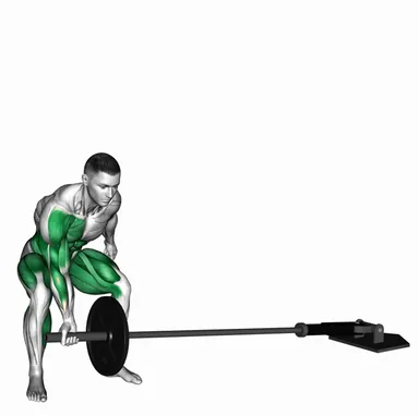 Barbell One Arm Twisted Clean and Press demo