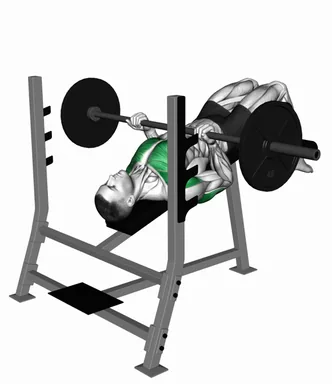 Barbell Reverse Grip Decline Bench Press demo