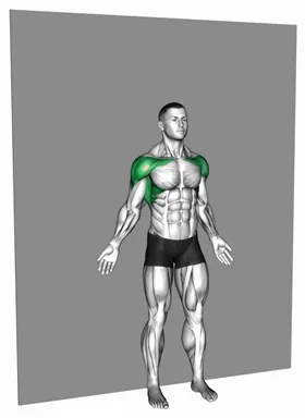 Bodyweight Standing Around the World Wall Supported demo