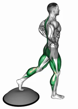 Bosu Ball Single Leg Good Morning demo