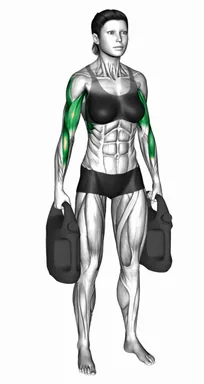 Bottle Weighted Armpit Row demo
