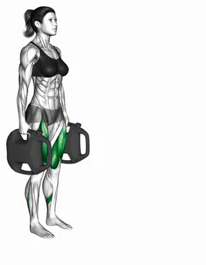 Bottle Weighted Forward Lunge demo