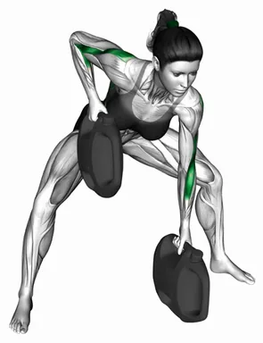 Bottle Weighted Gorilla Row demo