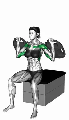 Bottle Weighted Shoulder Press demo