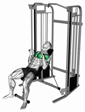 Cable Incline Close grip Bench Press demo