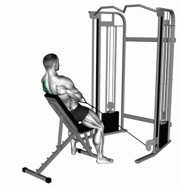 Cable Incline Single Arm Y Raise with Back Support demo