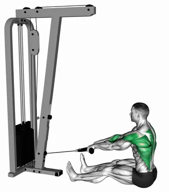 Cable Seated on Floor Row with Rope demo