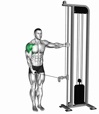 Cable Single Arm Lateral Raise demo
