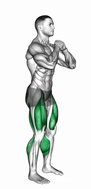 체어 스쿼트 투 토 스탠드 자세 시연