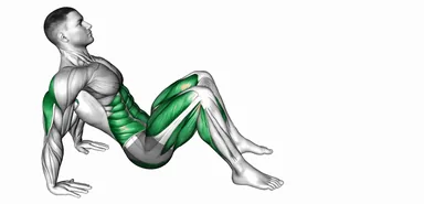 크랩 워크 자세 시연