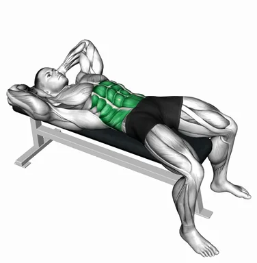 Crunch (on bench) (Demo 2) demo