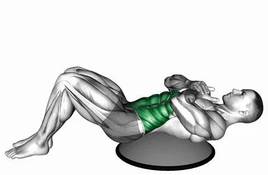 Bosu Ball Crunch demo
