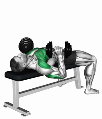 Dumbbell 45 degrees Press demo