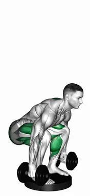 Dumbbell Deadlift from Deficit demo