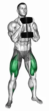 Dumbbell Goblet Squat (2 sec Hold) demo