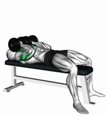 Dumbbell JM Bench Press demo
