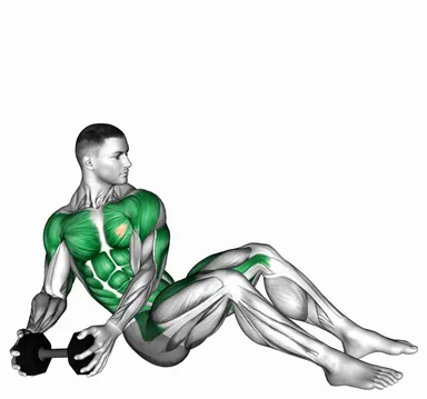 Dumbbell Press and Russian Twist demo