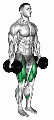 Dumbbell Narrow Stance Squat demo