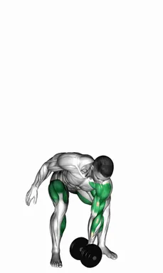 덤벨 원 암 스내치 (왼쪽) 자세 시연