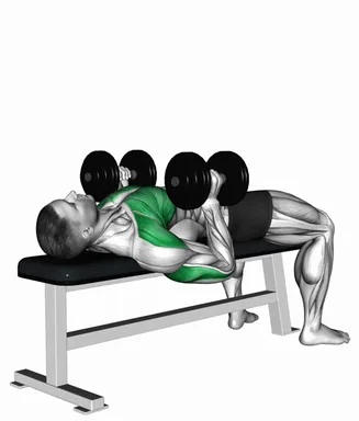 Dumbbell Rotational Bench Press demo