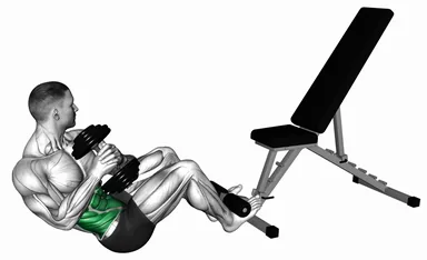 Dumbbell Russian Twist demo
