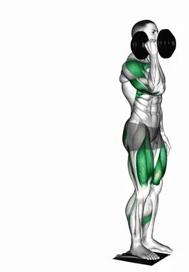 Dumbbell Sliding Rear Lunge Single Arm Press demo