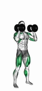 Dumbbell Split Jerk demo