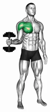 Dumbbell Standing Internal Rotation demo