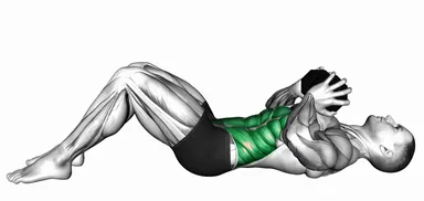 Dumbbell Twisting Crunch demo