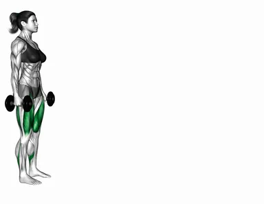 Dumbbell Walking Lunge demo