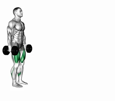 Dumbbell Walking Lunge (Demo 2) demo