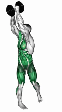 Dumbbell Wood Chop Squat demo