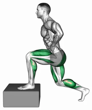 Elevated Deep Lunge Dorsiflexion demo