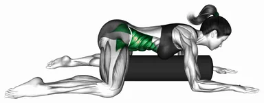 Frog Pose with Bolster demo