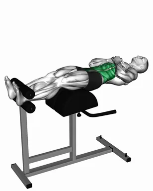 GHD 싯업 앤 러시안 트위스트 자세 시연