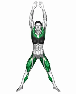 Half Plyo Squat Jack demo