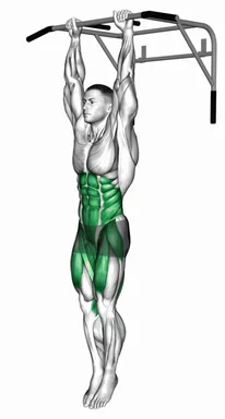 Hanging Knee Circle Raise demo