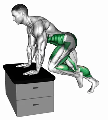 High Knee on a Padded Stool demo