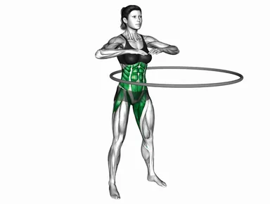 Hip Circle with Hula Hoop demo